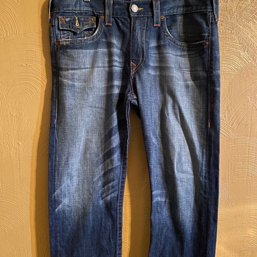 Authentic Men’s faded true Religion jeans